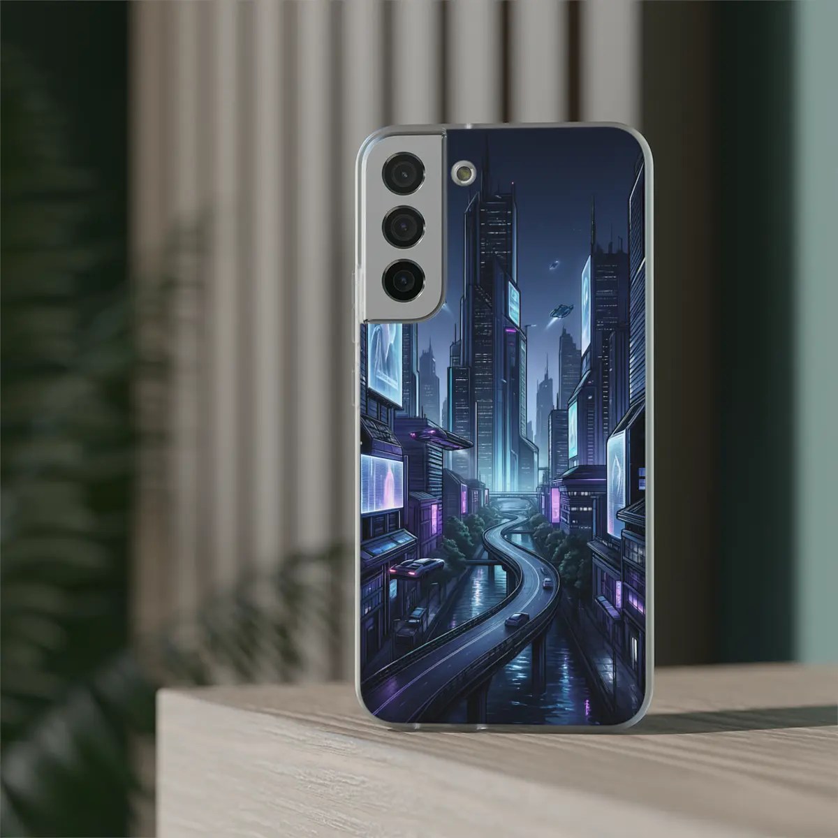 Neon City Flow Flexi Phone Case Neon City Flow Flexi Phone Case