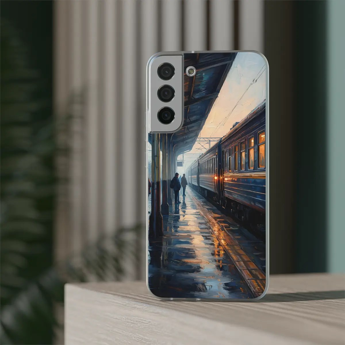 Rainy Rail Dusk Flexi Phone Case Rainy Rail Dusk Flexi Phone Case