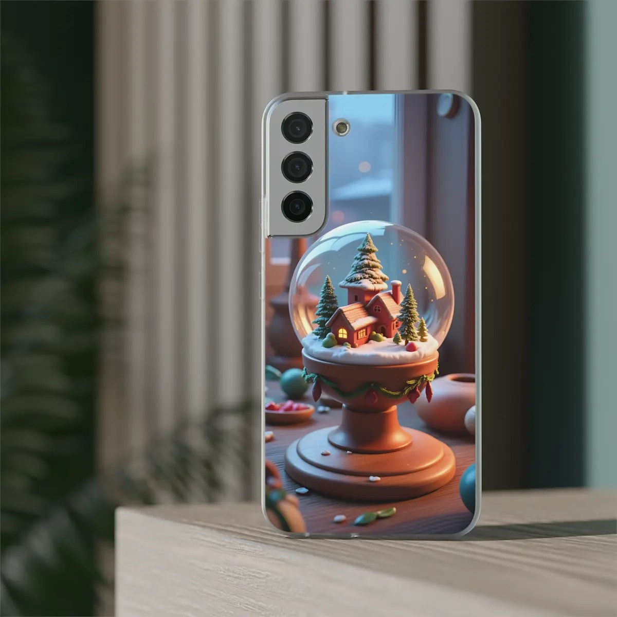 Snow Globe Village Flexi Phone Case Snow Globe Village Flexi Phone Case