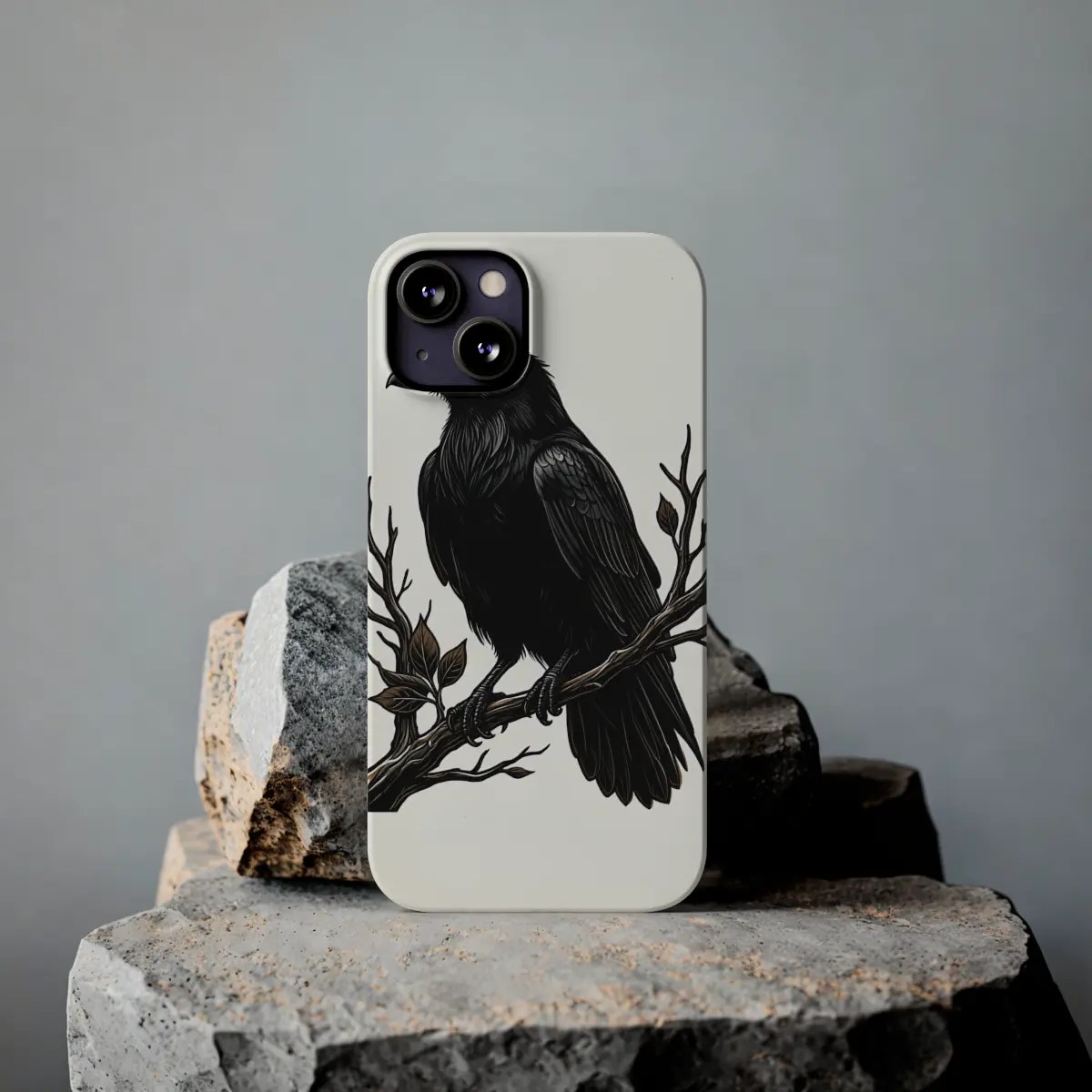 Raven Branch Slim Phone Case Raven Branch Slim Phone Case