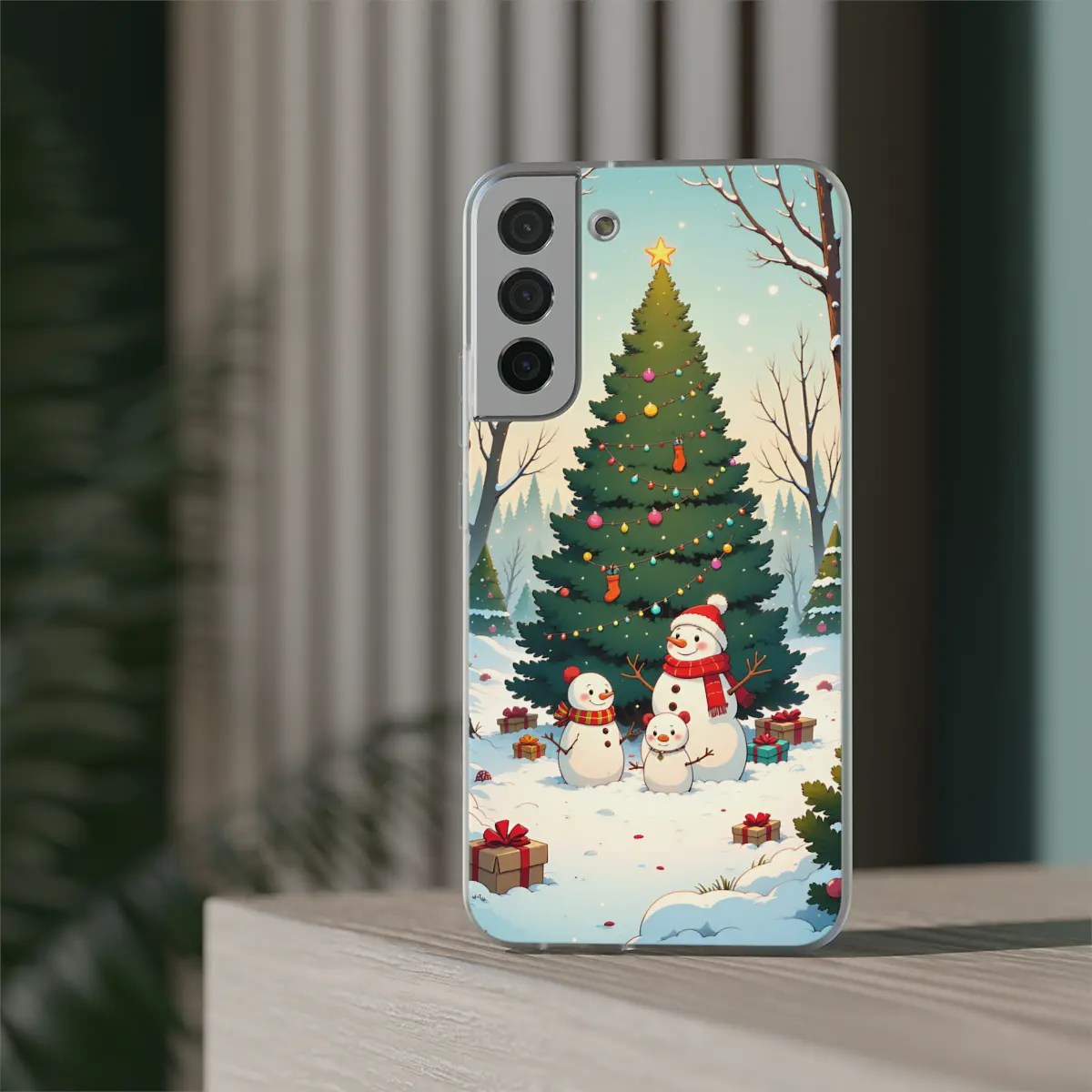 Snowman Holiday Flexi Phone Case Snowman Holiday Flexi Phone Case