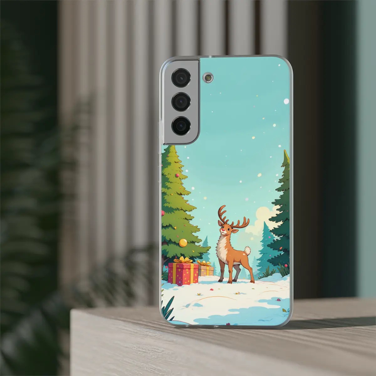Reindeer Cheer Flexi Phone Case Reindeer Cheer Flexi Phone Case