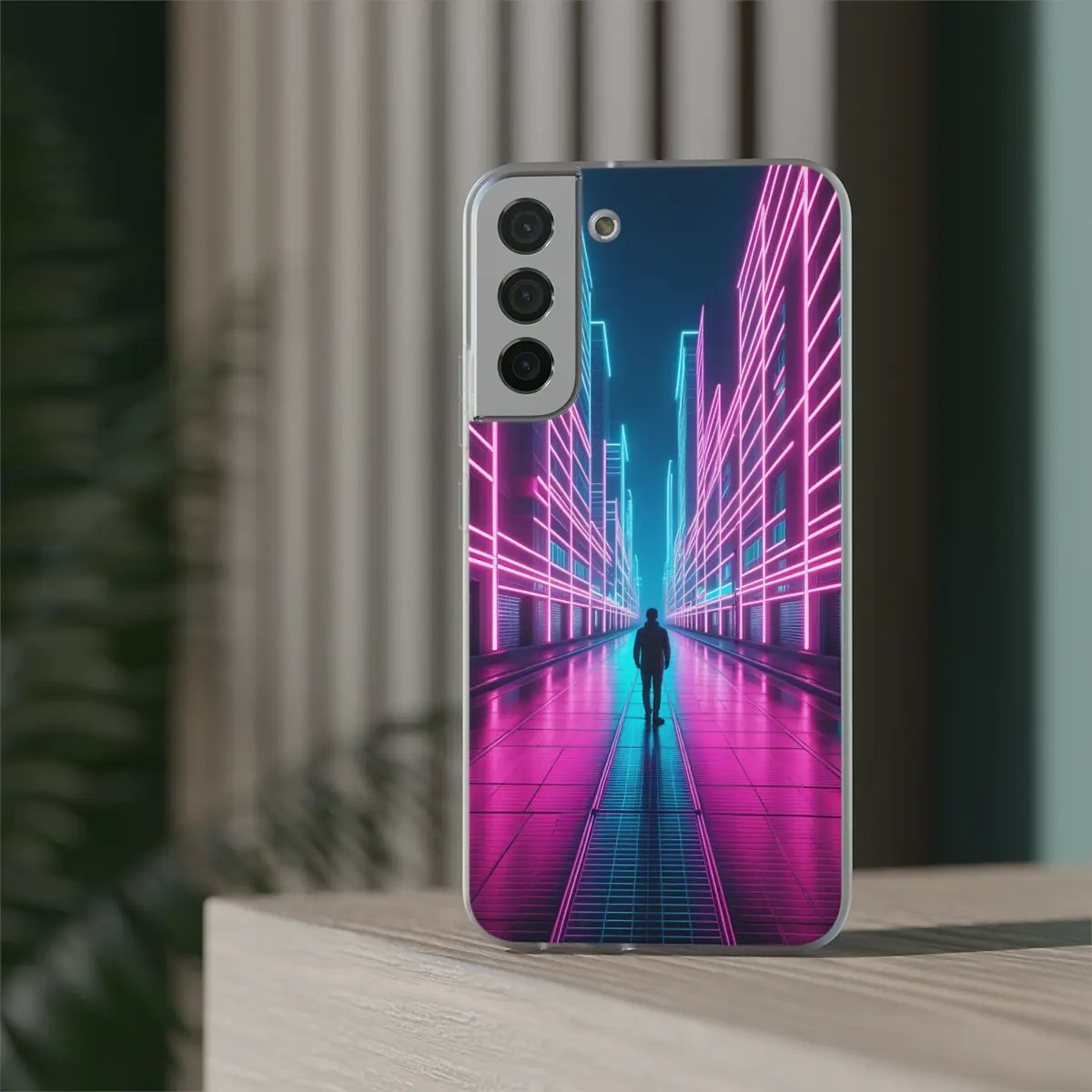 Neon Crosswalk Flexi Phone Case Neon Crosswalk Flexi Phone Case