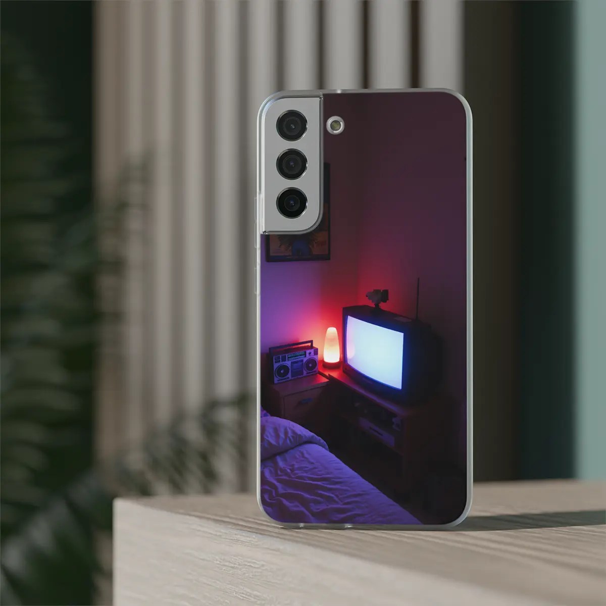 Retro Bedroom Flexi Phone Case Retro Bedroom Flexi Phone Case