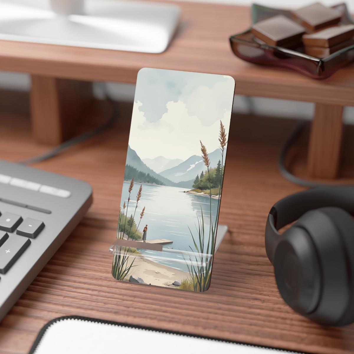 Lakeside Calm Phone Display Stand Lakeside Calm Phone Display Stand