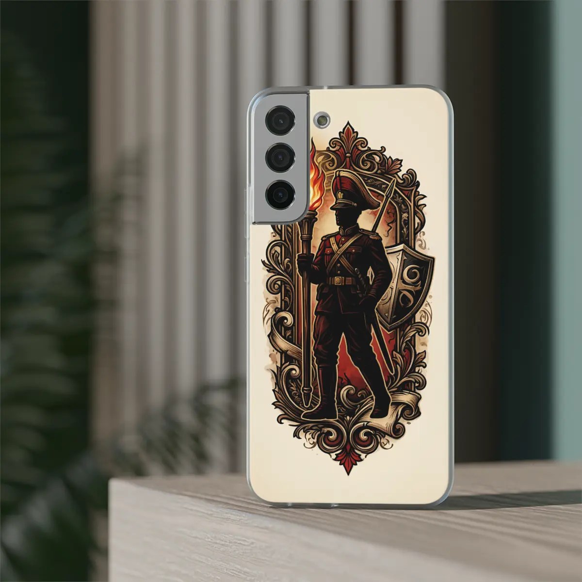 Soldier Torch Emblem Flexi Phone Case Soldier Torch Emblem Flexi Phone Case