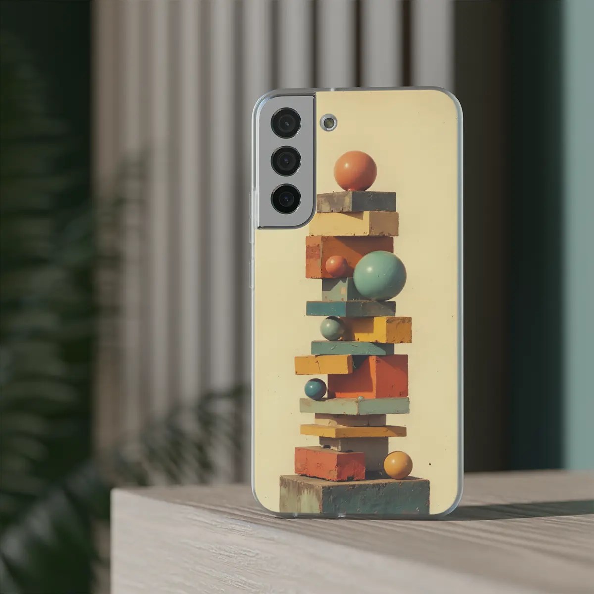 Stacked Forms Flexi Phone Case Stacked Forms Flexi Phone Case