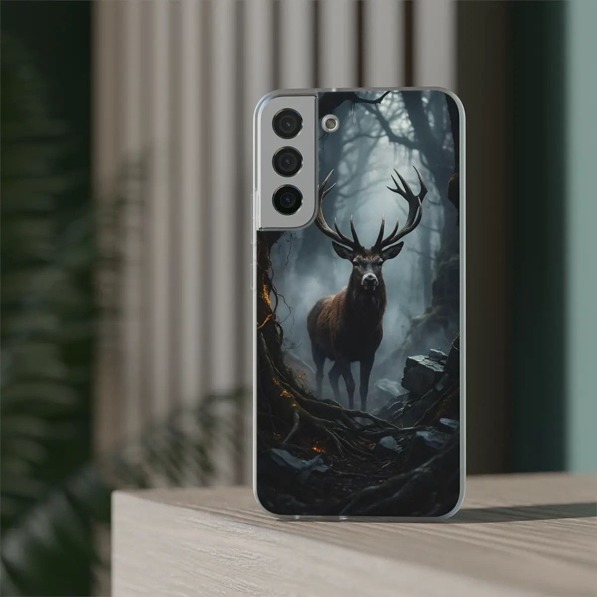 Stag in Mist Flexi Phone Case Stag in Mist Flexi Phone Case