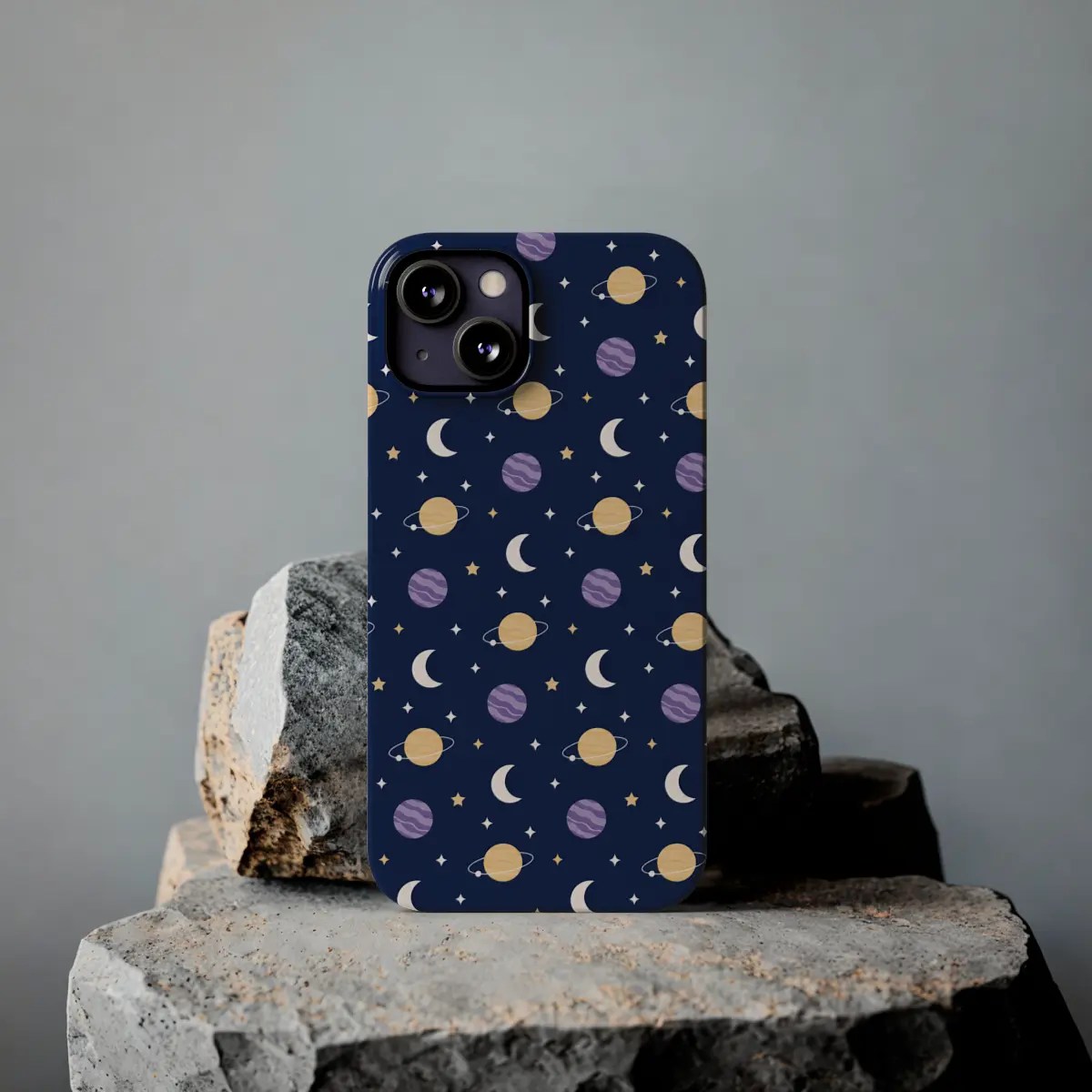 Space Orbit Grid Slim Phone Case Space Orbit Grid Slim Phone Case