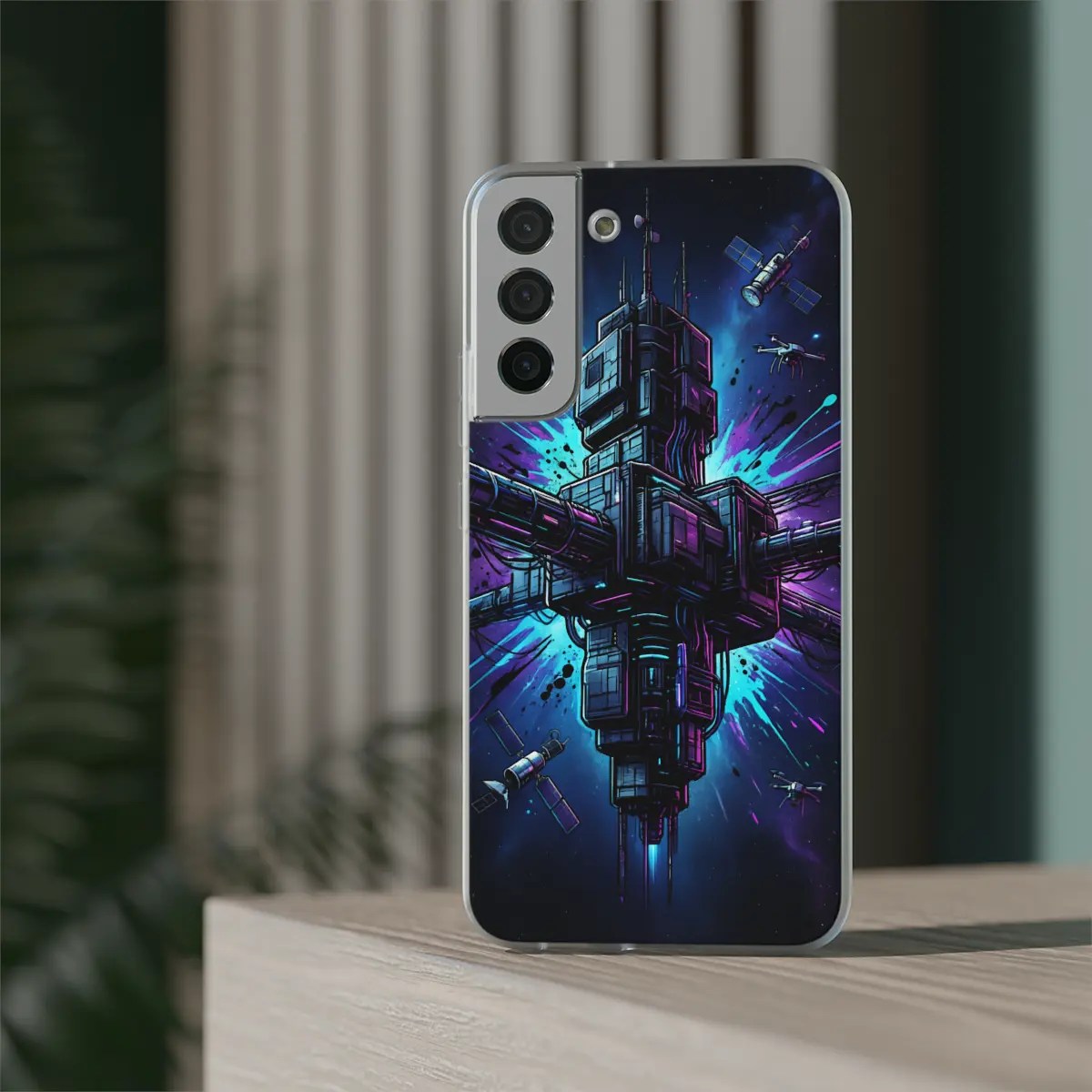 Space Station Flexi Phone Case Space Station Flexi Phone Case