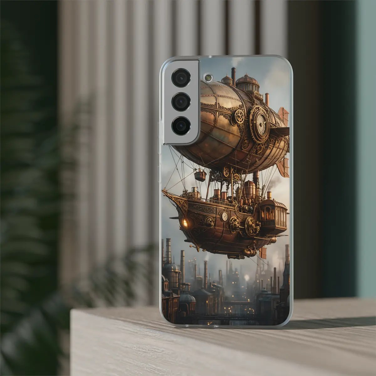 Steam Airship Flexi Phone Case Steam Airship Flexi Phone Case