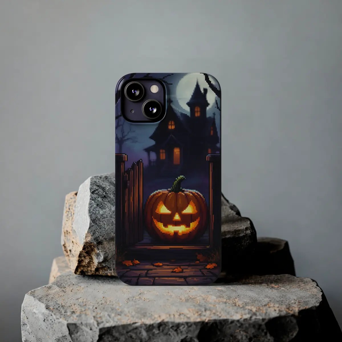 Spooky Porch Glow Slim Phone Case Spooky Porch Glow Slim Phone Case