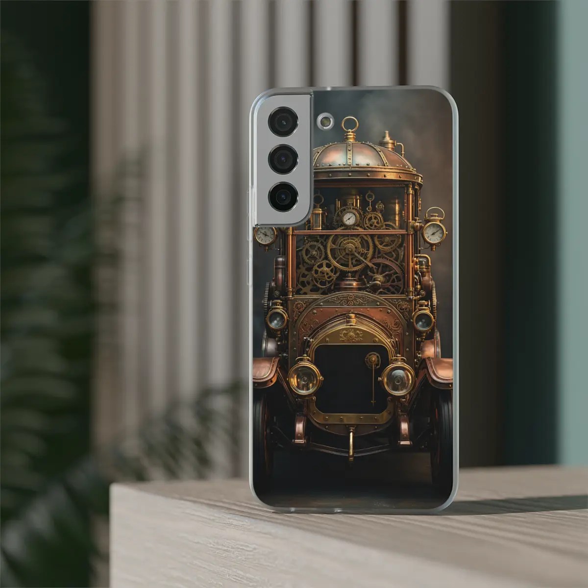 Steampunk Car Flexi Phone Case Steampunk Car Flexi Phone Case