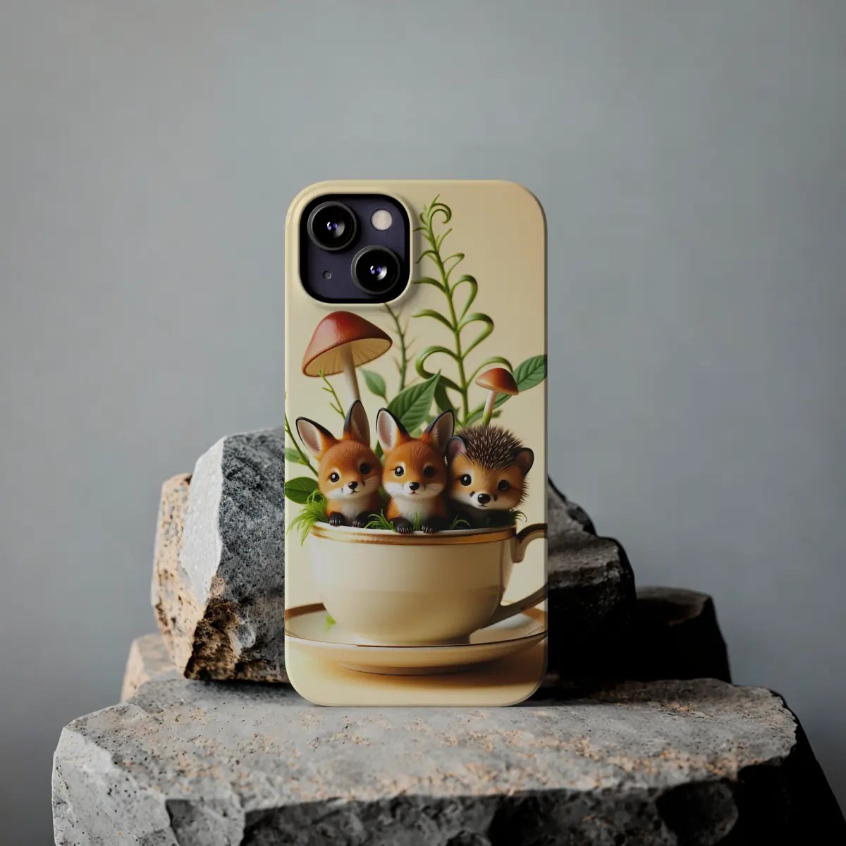 Teacup Woodland Slim Phone Case Teacup Woodland Slim Phone Case