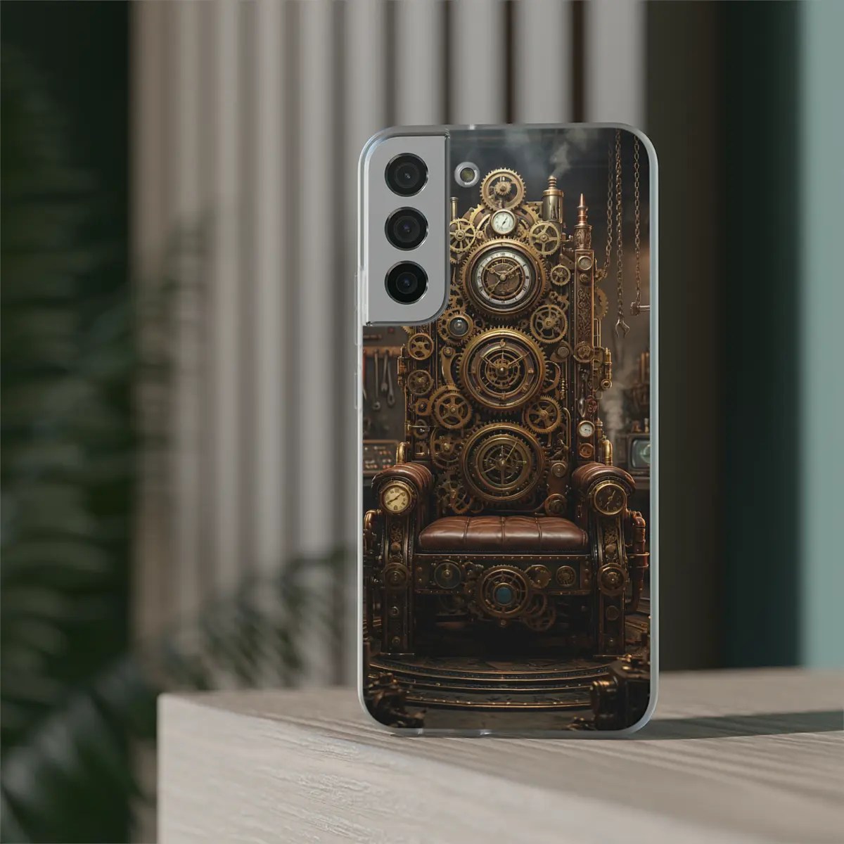 Steampunk Throne Flexi Phone Case Steampunk Throne Flexi Phone Case