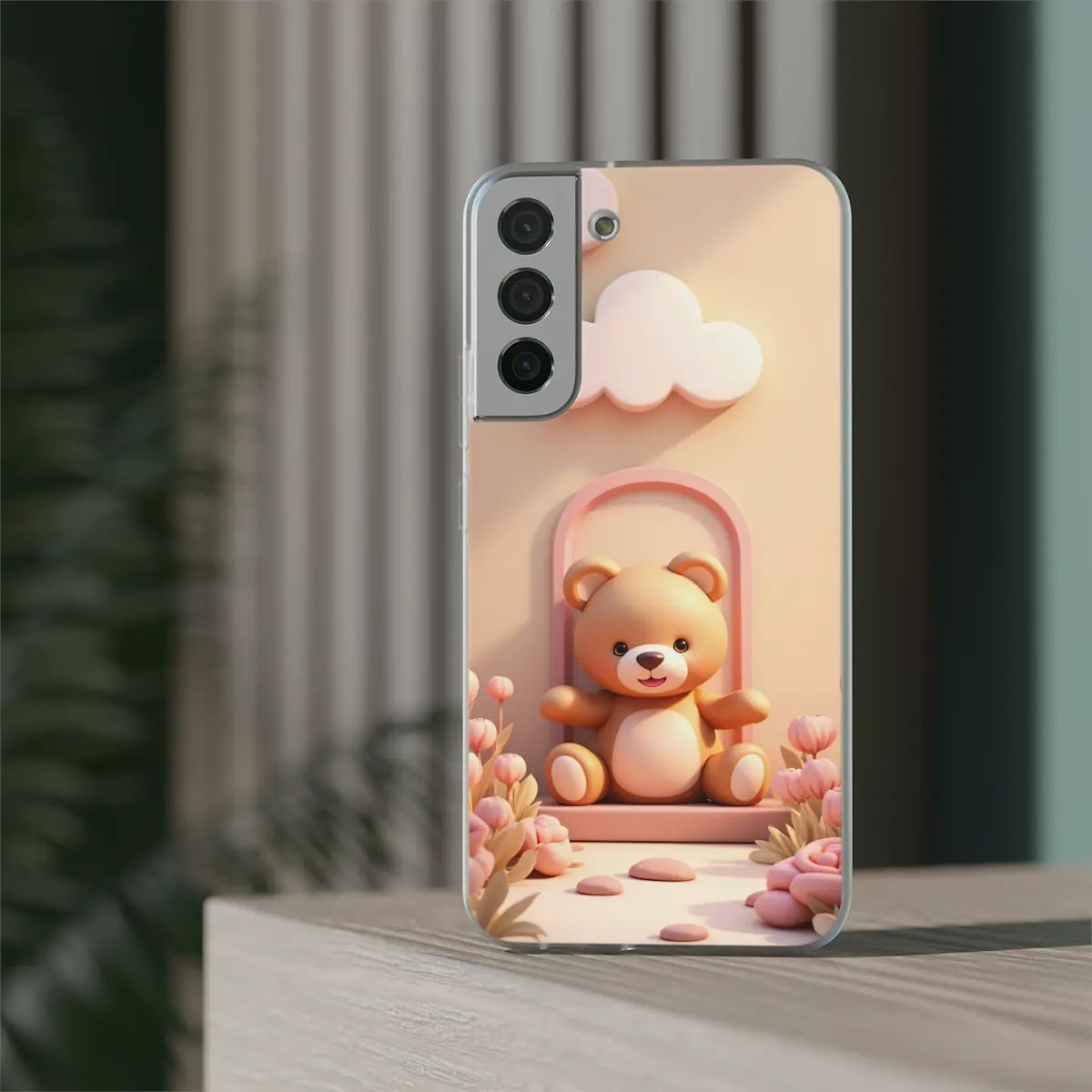 Teddy Doorway Flexi Phone Case Teddy Doorway Flexi Phone Case