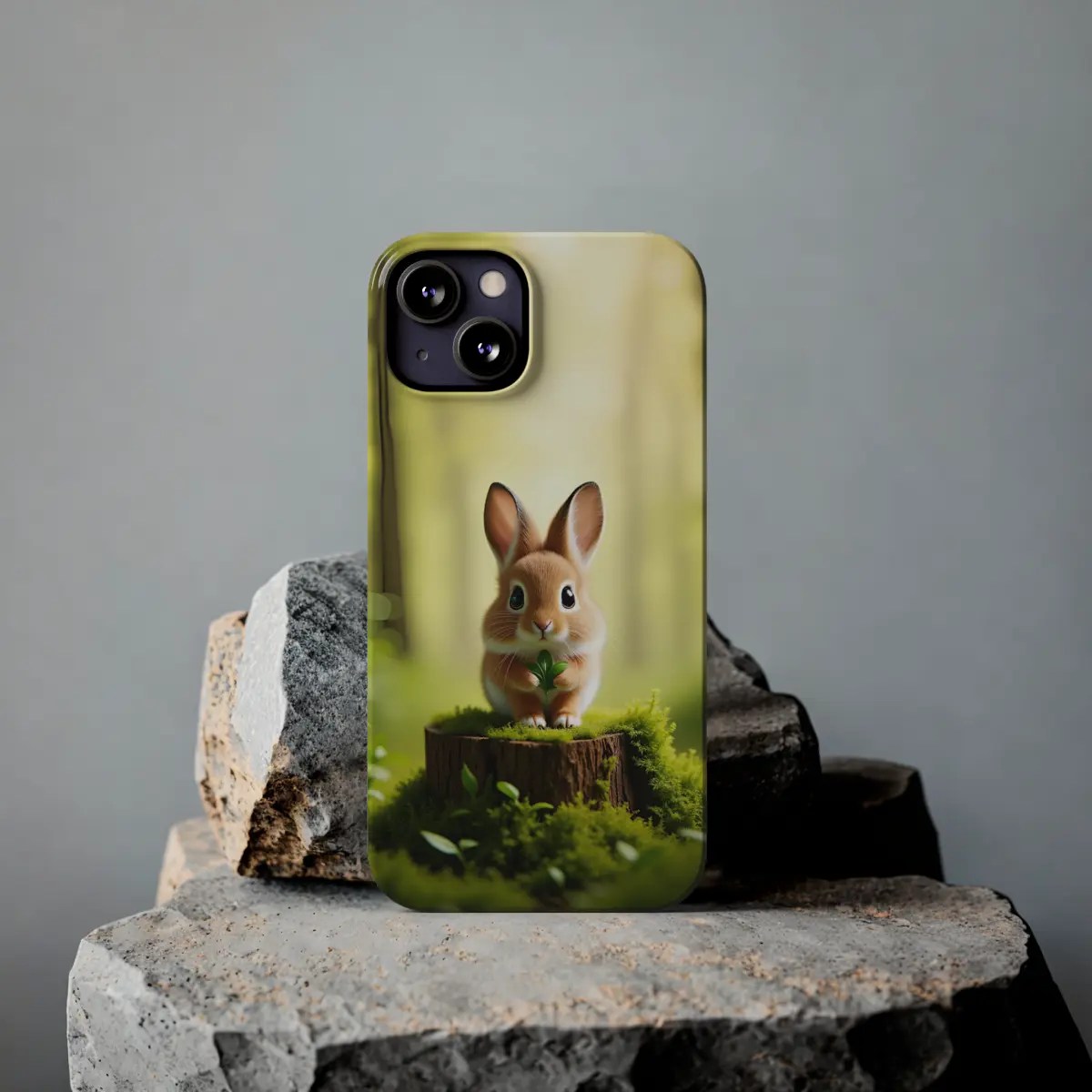 Tiny Rabbit Leaf Slim Phone Case Tiny Rabbit Leaf Slim Phone Case