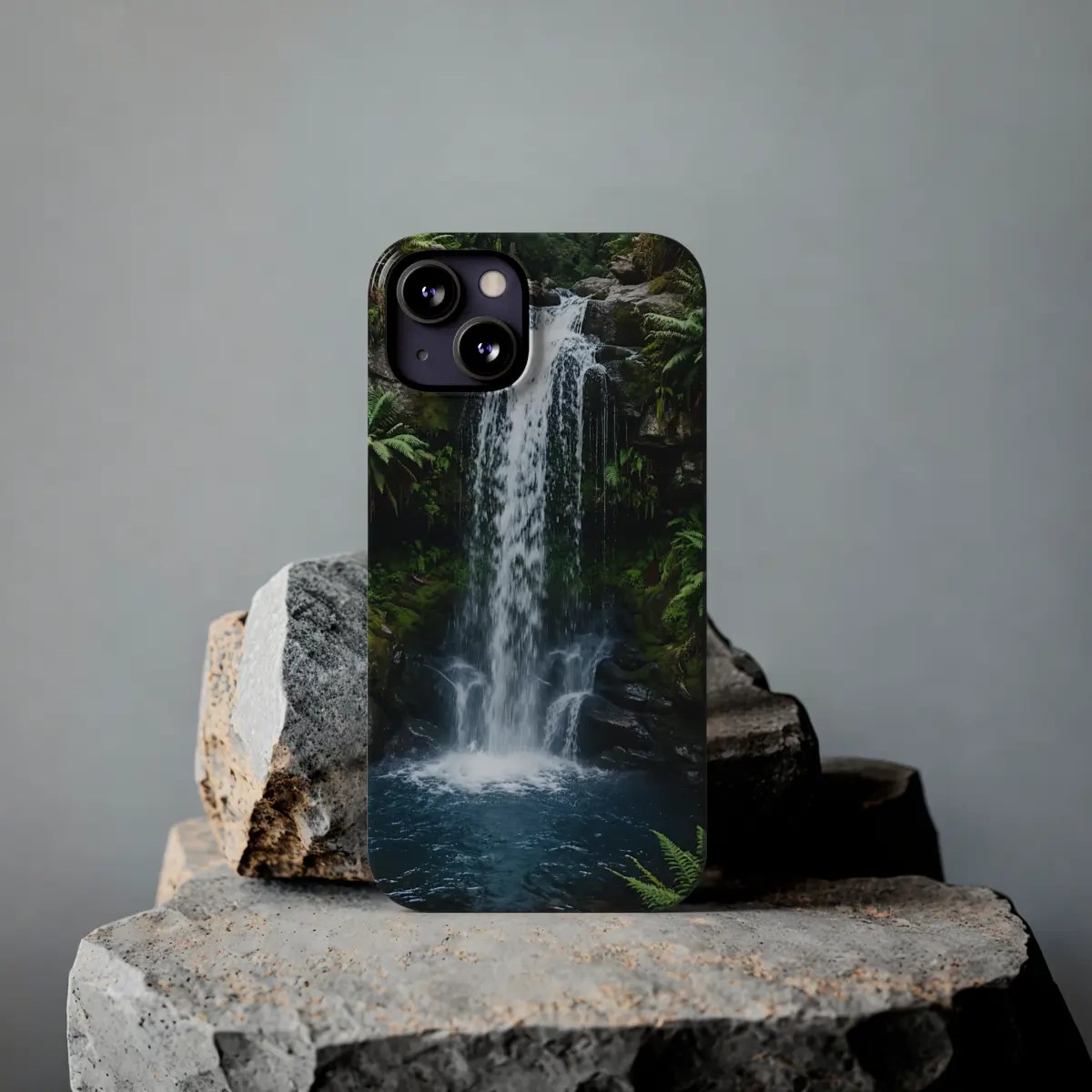 Waterfall Rock Slim Phone Case Waterfall Rock Slim Phone Case