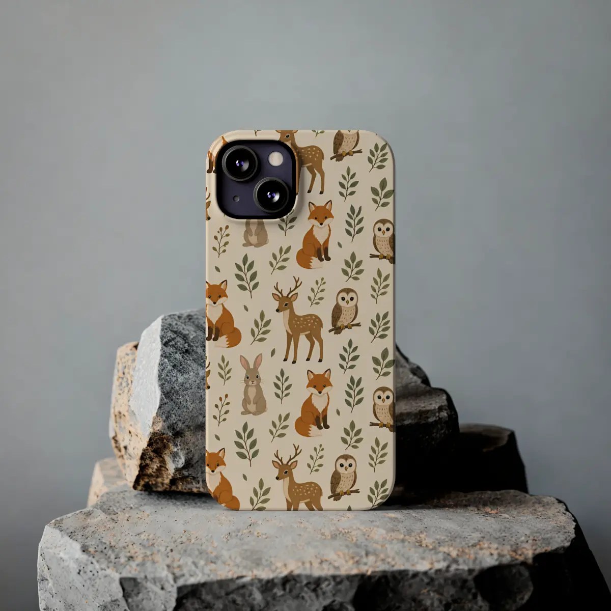 Woodland Pattern Slim Phone Case Woodland Pattern Slim Phone Case