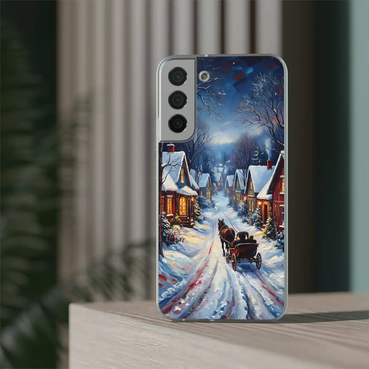 Winter Carriage Flexi Phone Case Winter Carriage Flexi Phone Case