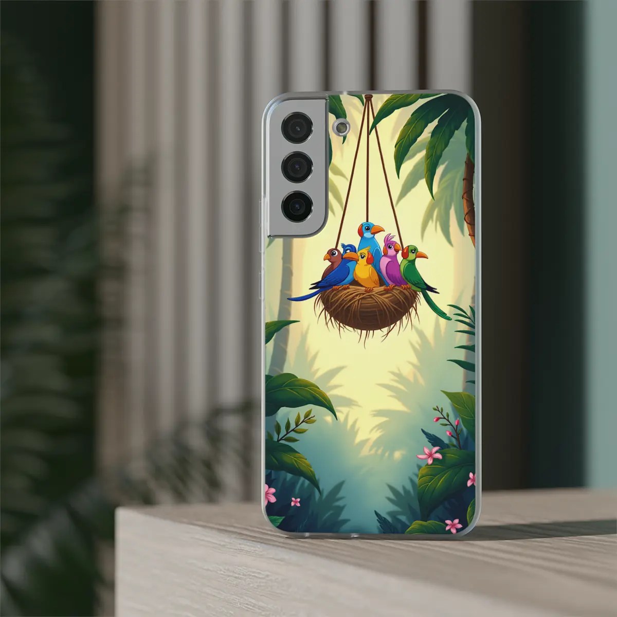 Tropical Birds Flexi Phone Case Tropical Birds Flexi Phone Case