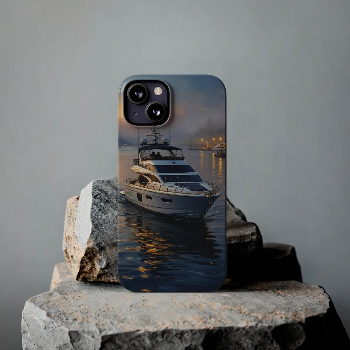 Yacht Dusk Slim Phone Case Yacht Dusk Slim Phone Case