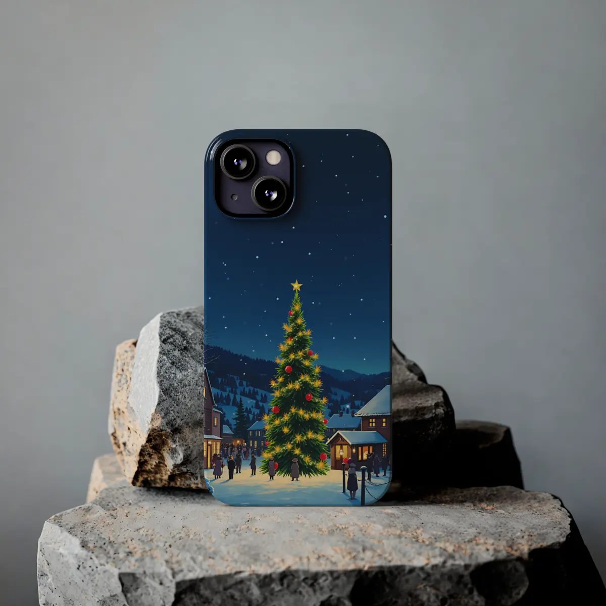 Christmas Village Slim Phone Case Christmas Village Slim Phone Case