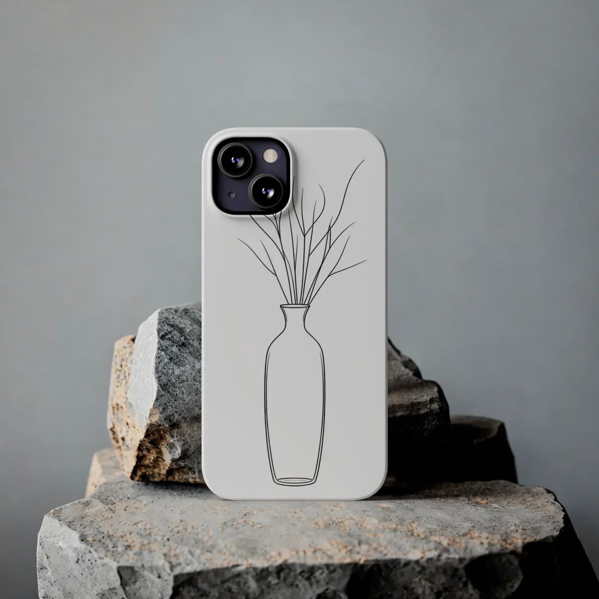 Vase Line Art Slim Phone Case Vase Line Art Slim Phone Case