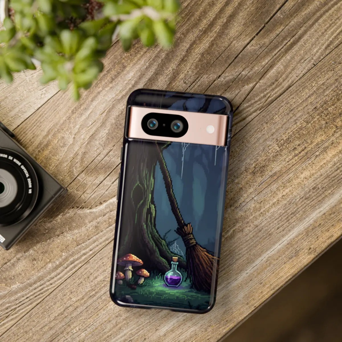 Witch Broom GlowTough Phone Case Witch Broom GlowTough Phone Case
