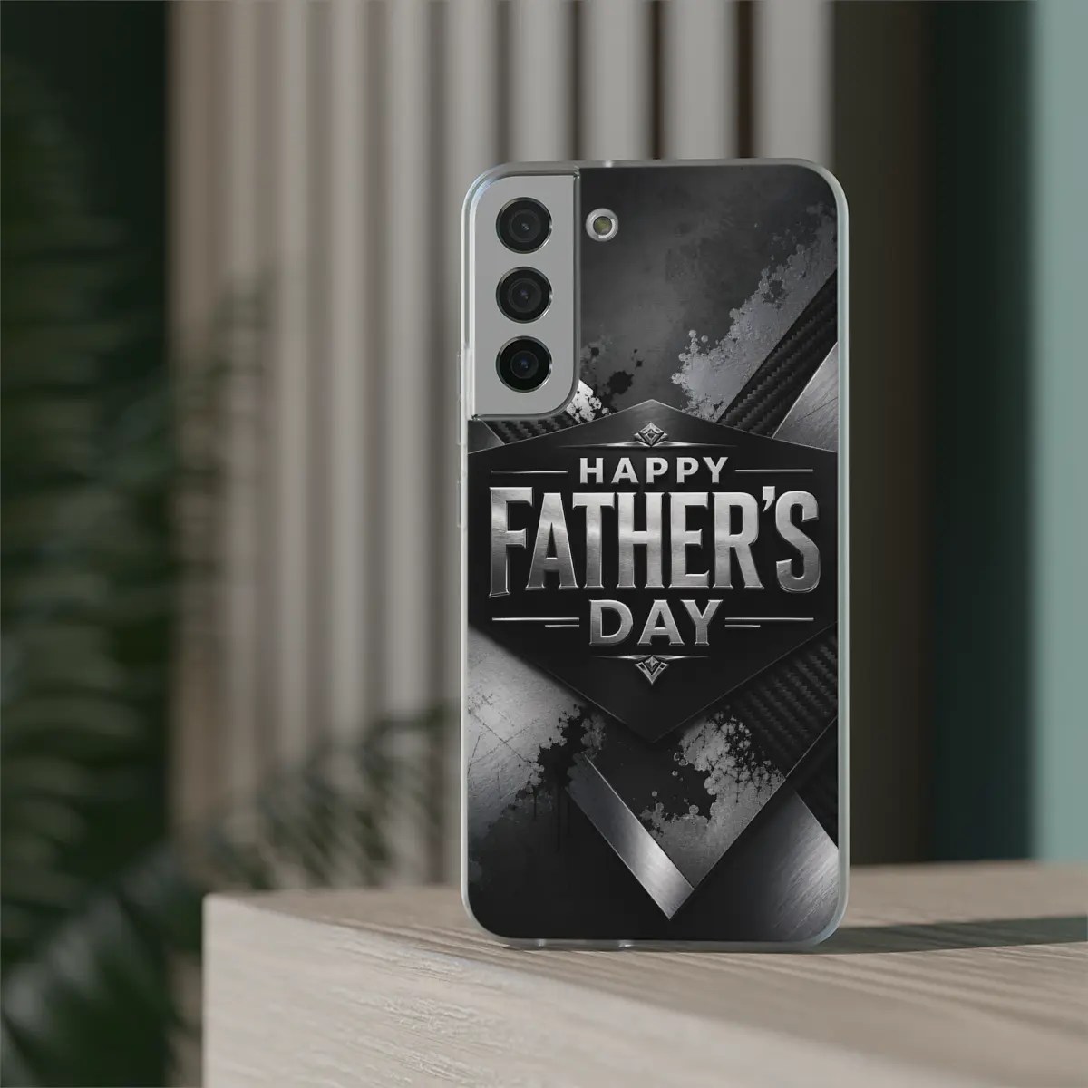 Father Silver Flexi Phone Case Father Silver Flexi Phone Case
