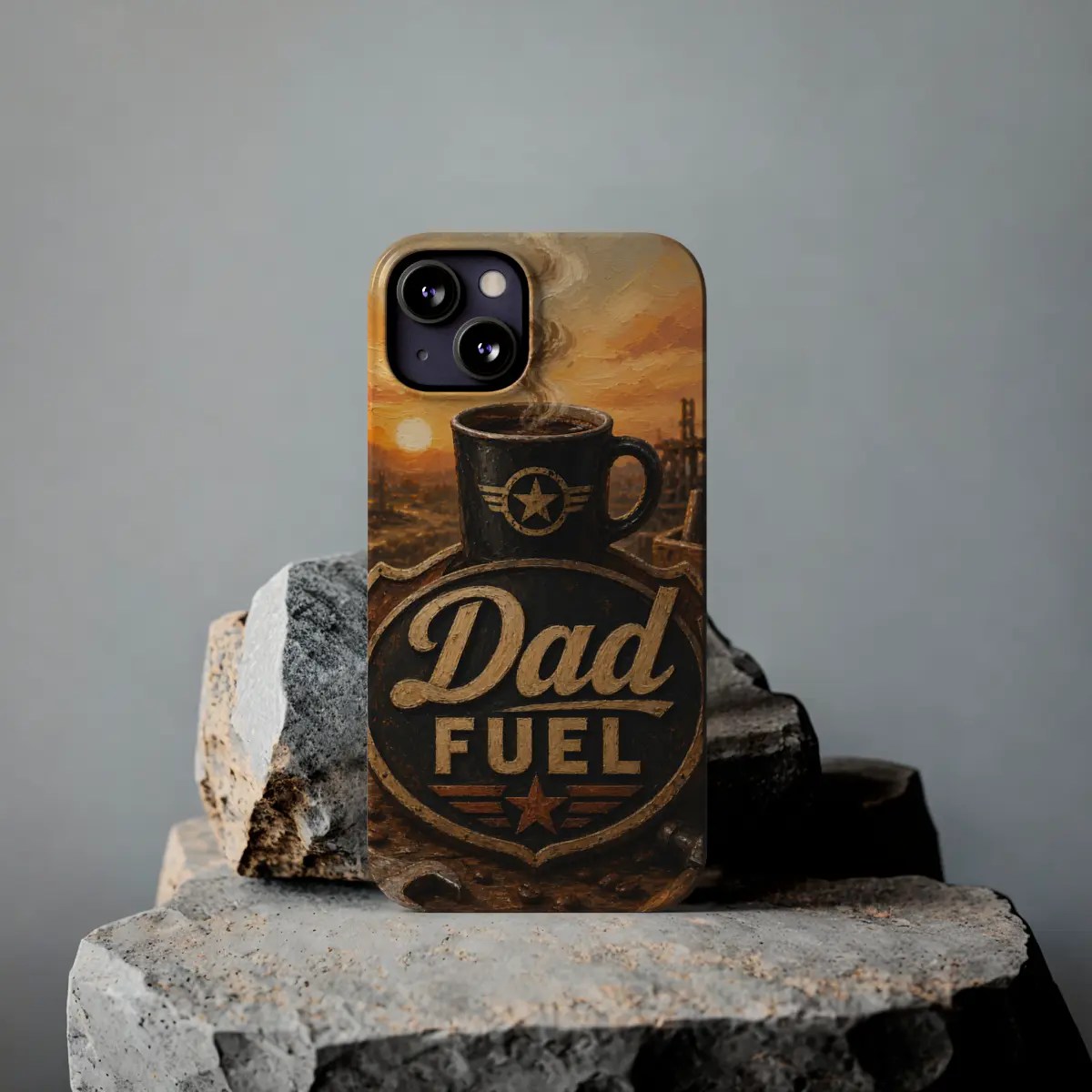 Dad Fuel Badge Slim Phone Case Dad Fuel Badge Slim Phone Case