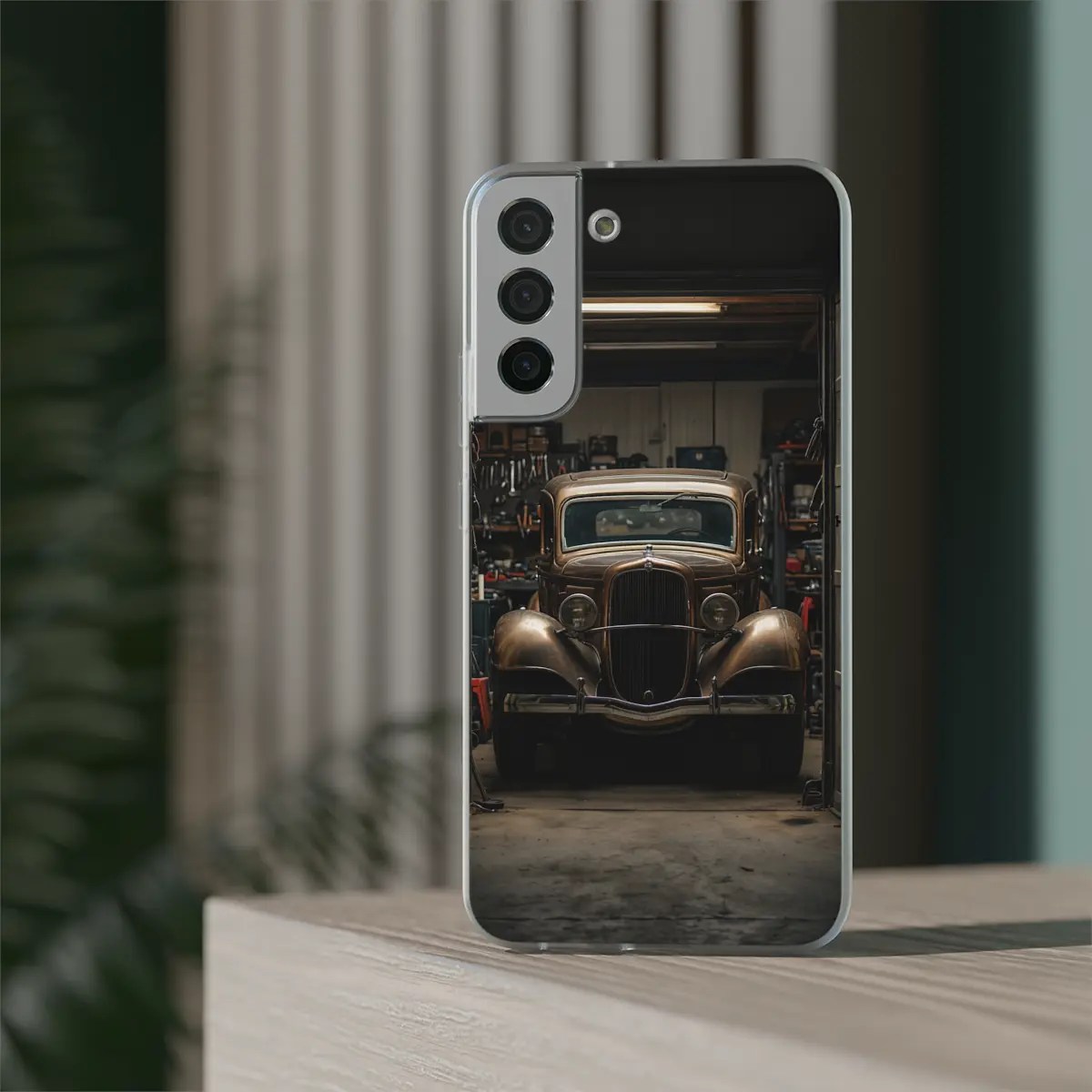 Vintage Garage Flexi Phone Case Vintage Garage Flexi Phone Case