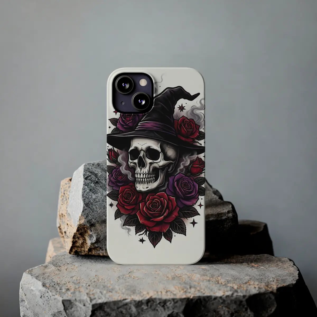 Witch Skull Emblem Slim Phone Case Witch Skull Emblem Slim Phone Case