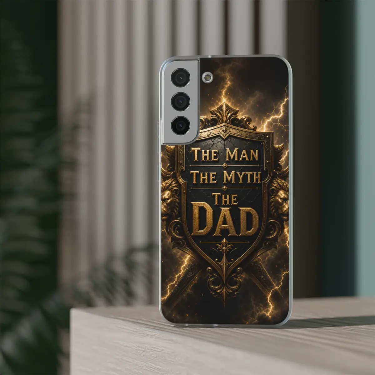 Mythic Dad Shield Flexi Phone Case Mythic Dad Shield Flexi Phone Case