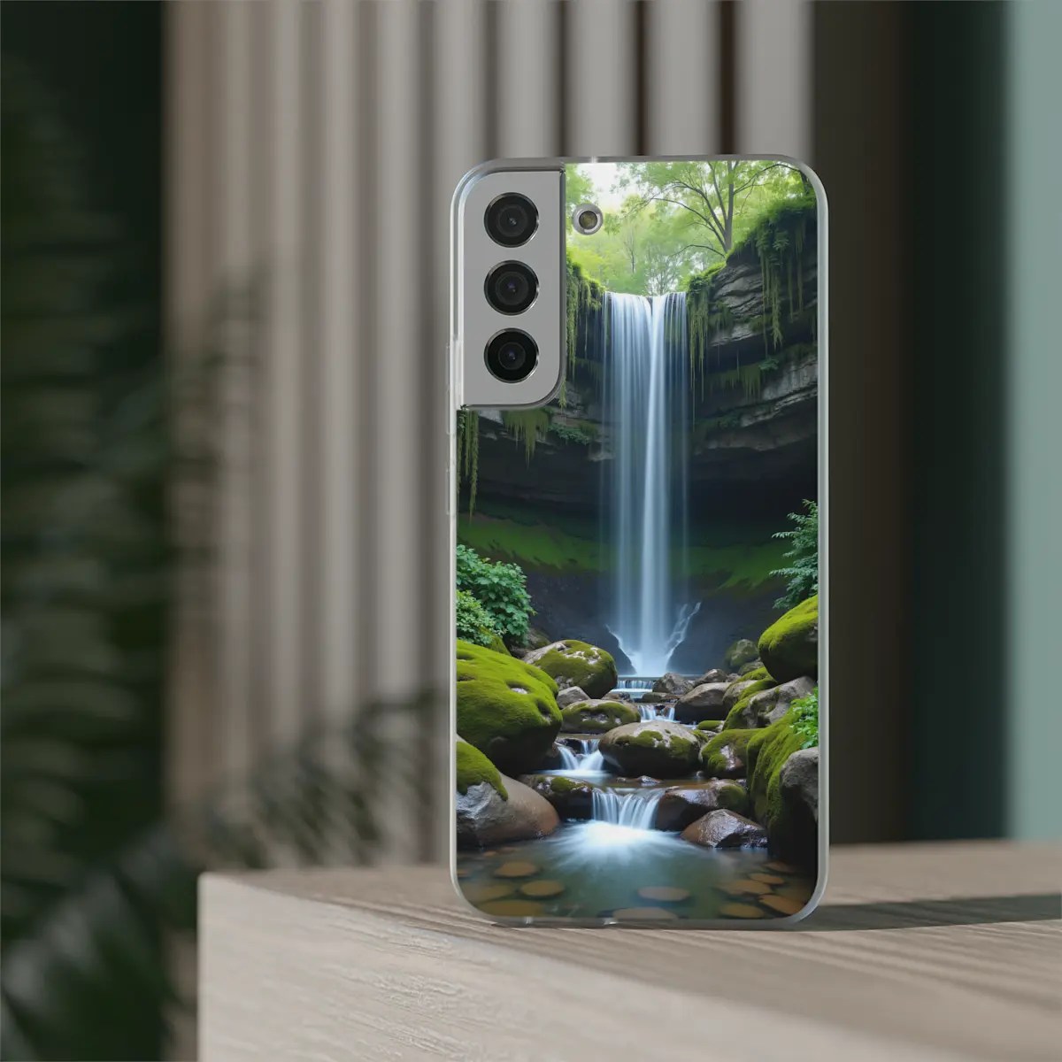 Waterfall Garden Flexi Phone Case Waterfall Garden Flexi Phone Case