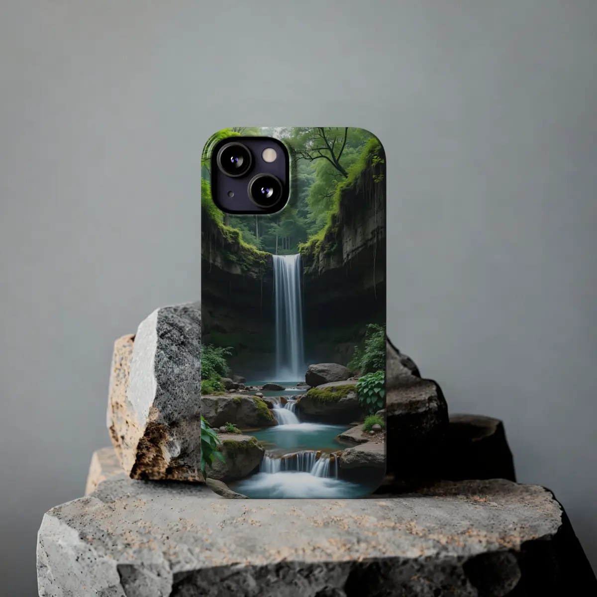 Waterfall Garden Slim Phone Case Waterfall Garden Slim Phone Case