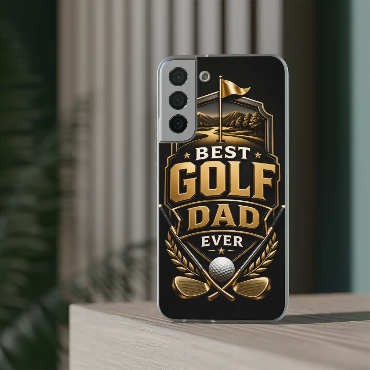 Golf Dad Badge Flexi Phone Case Golf Dad Badge Flexi Phone Case