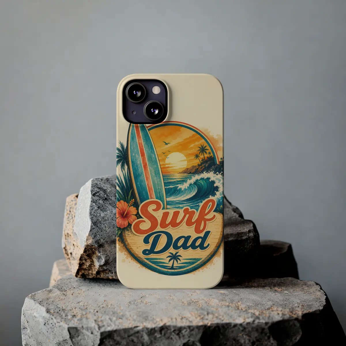 Surf Dad Badge Slim Phone Case Surf Dad Badge Slim Phone Case