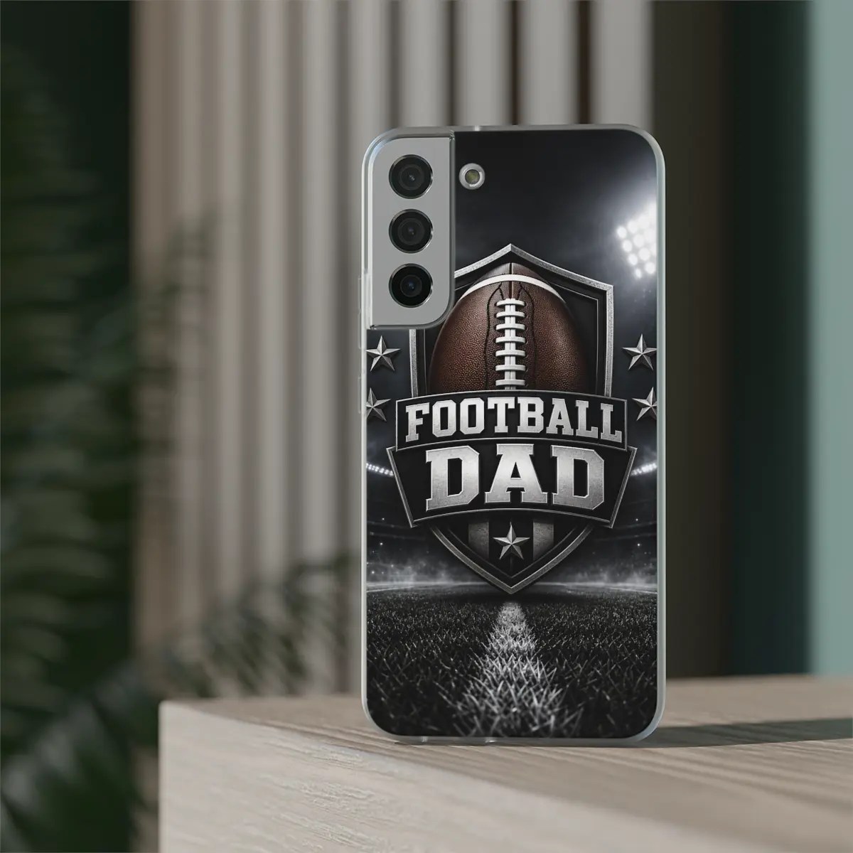 Football Dad Shield Flexi Phone Case Football Dad Shield Flexi Phone Case