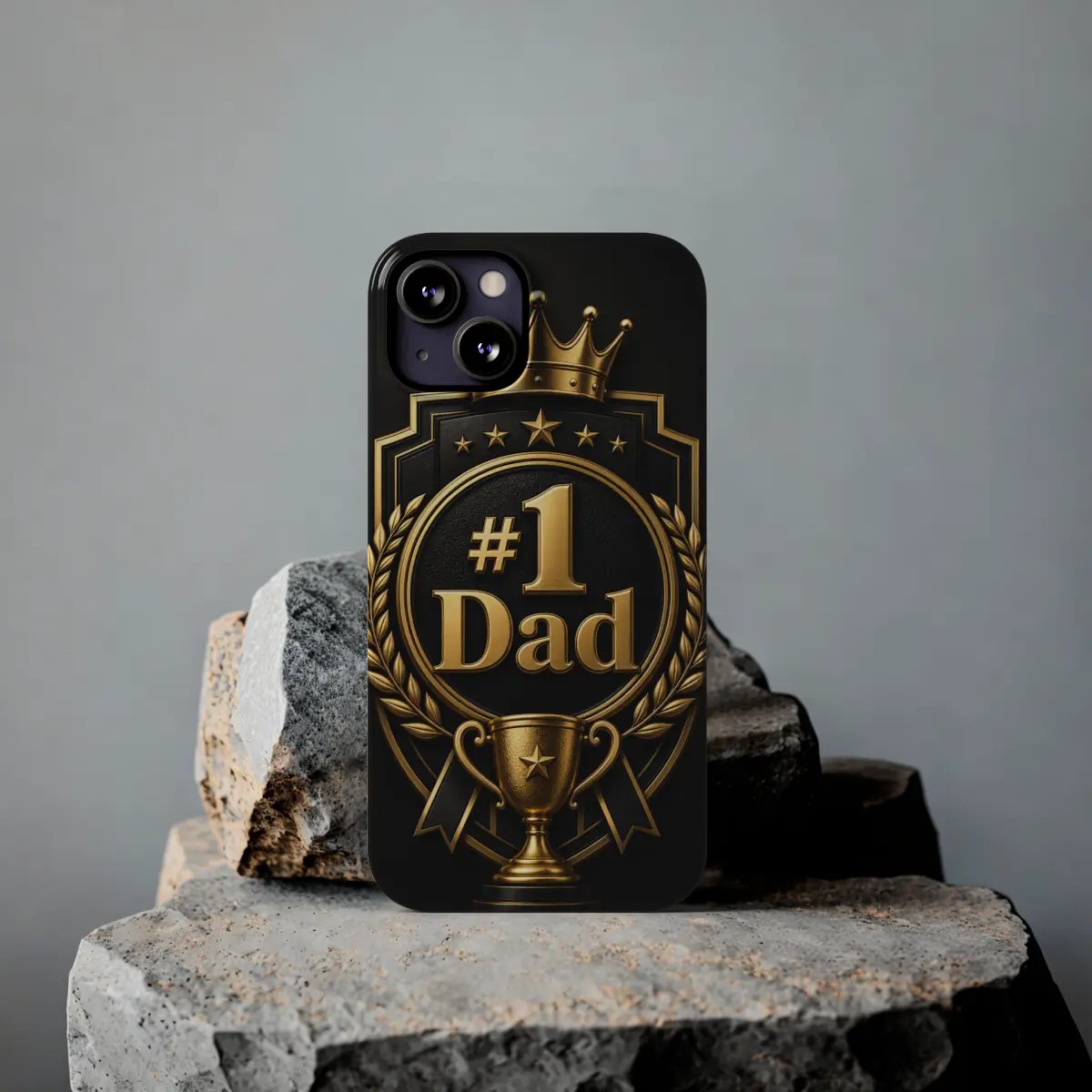 Dad Trophy Badge Slim Phone Case Dad Trophy Badge Slim Phone Case
