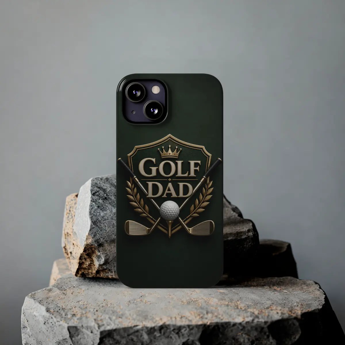 Golf Dad Crest Slim Phone Case Golf Dad Crest Slim Phone Case