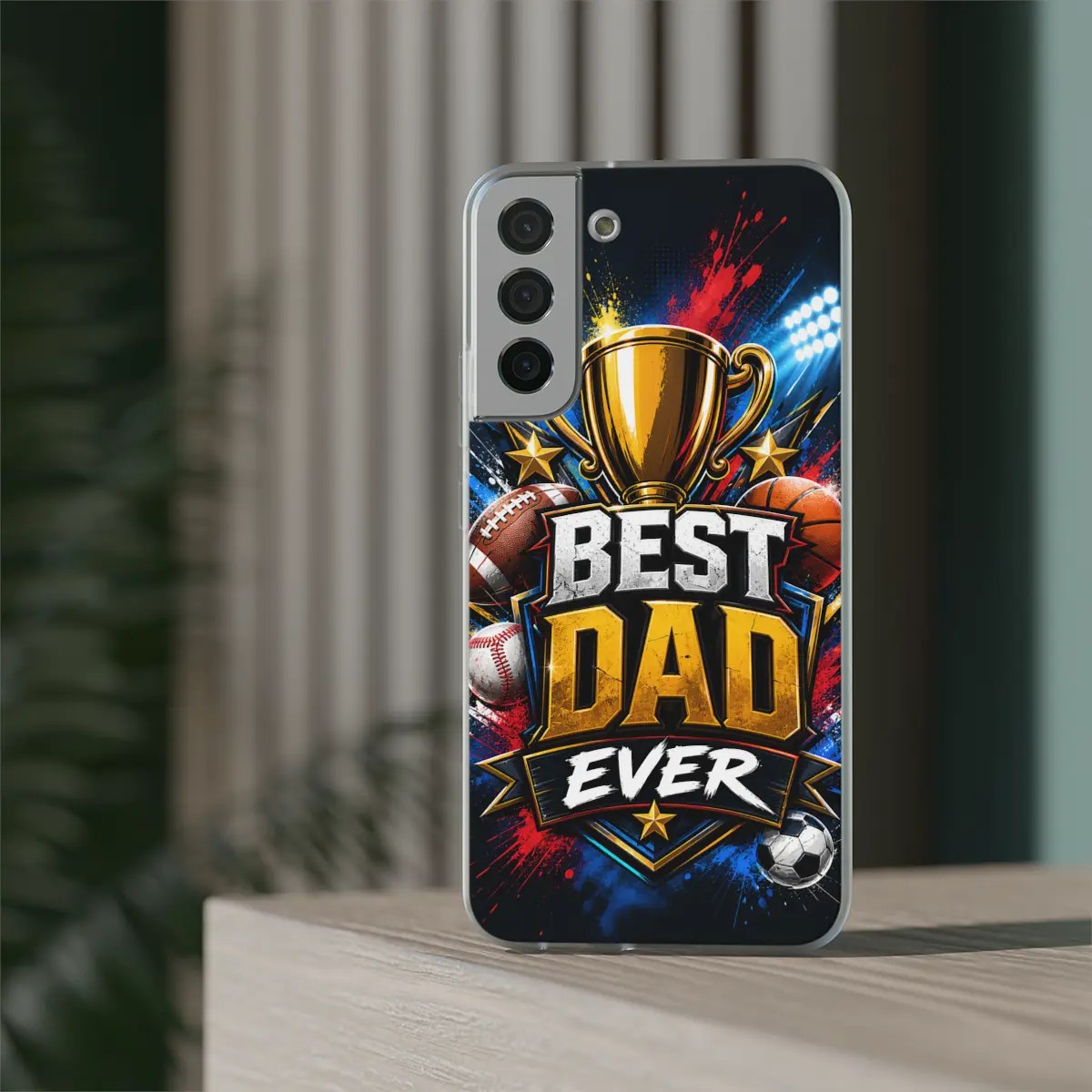 Dad Sports Trophy Flexi Phone Case Dad Sports Trophy Flexi Phone Case