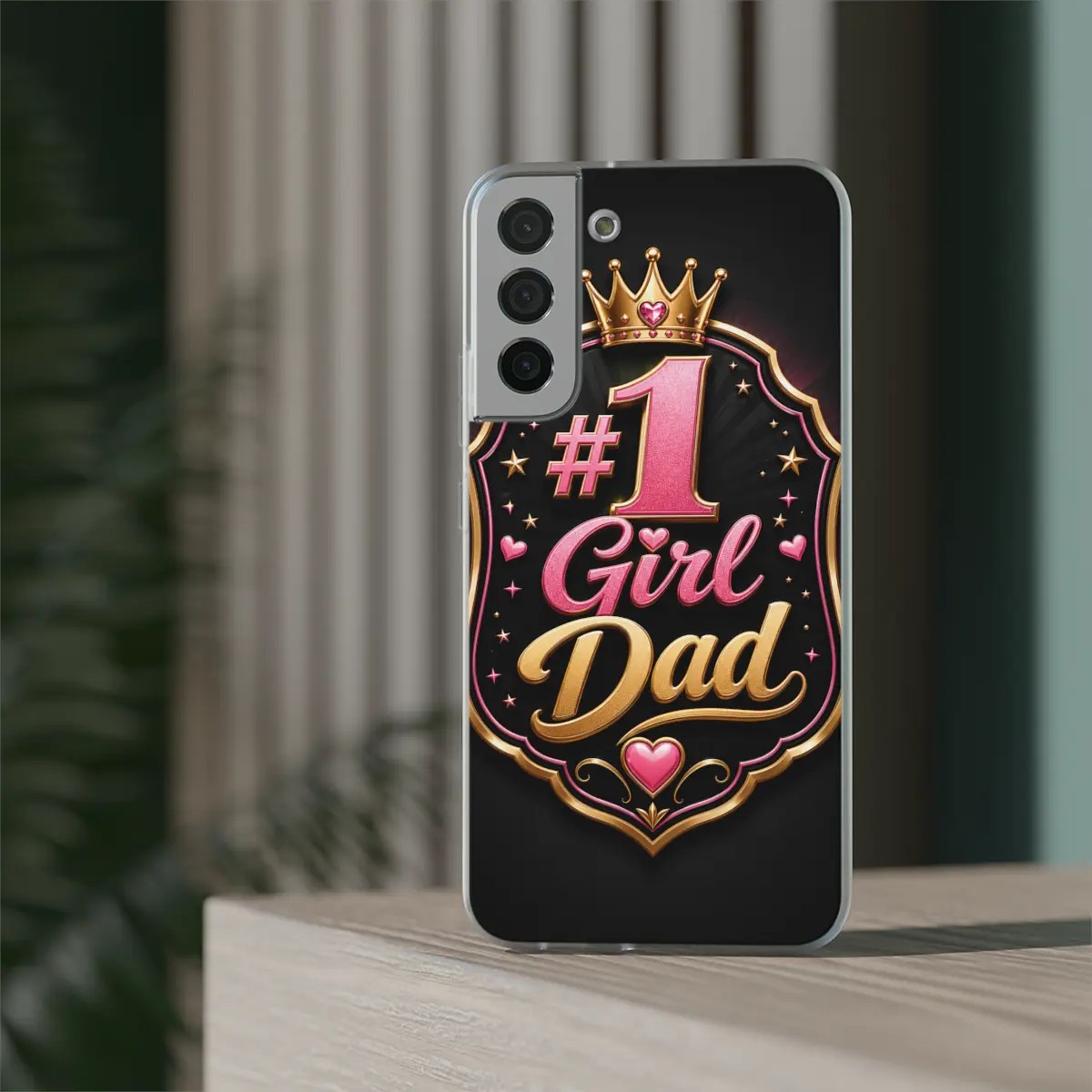 Girl Dad Badge Flexi Phone Case Girl Dad Badge Flexi Phone Case