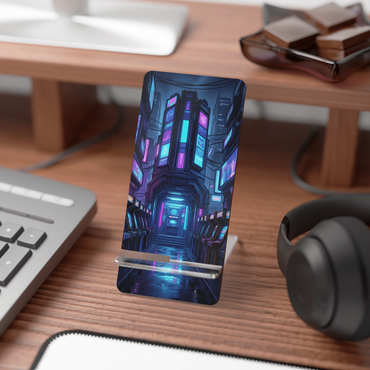 Neon Arcade Street Phone Display Stand Neon Arcade Street Phone Display Stand