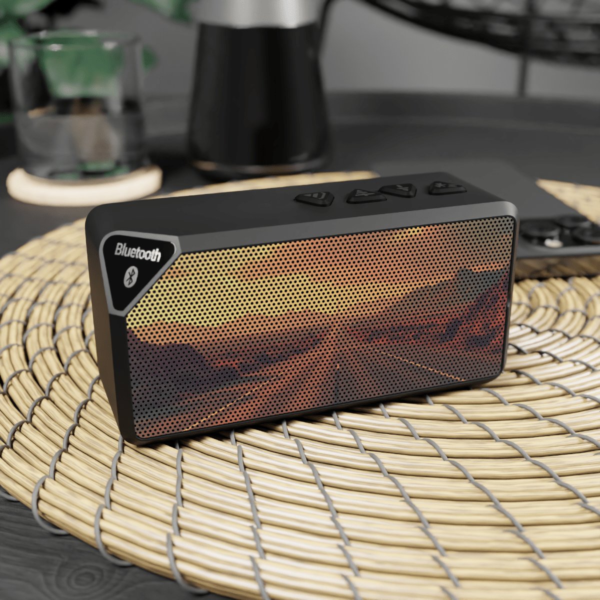 Sunset Grid Road Bluetooth Speaker Sunset Grid Road Bluetooth Speaker