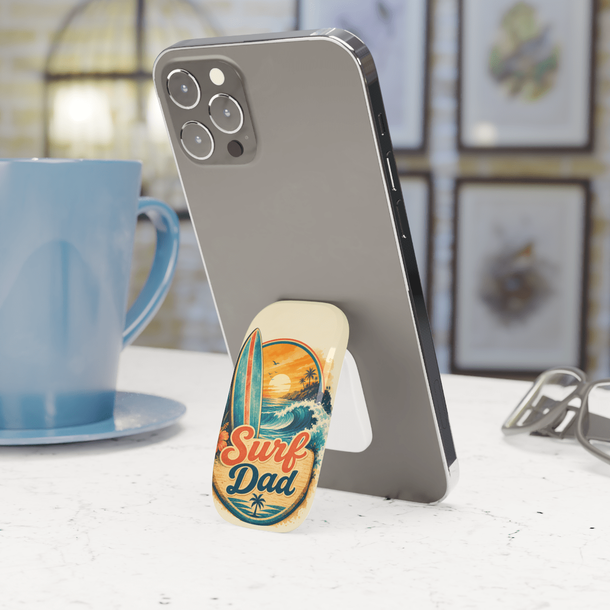 Surf Dad Badge Click-On Grip Surf Dad Badge Click-On Grip