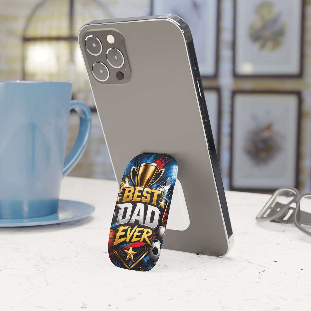 Dad Sports Trophy Click-On Grip Dad Sports Trophy Click-On Grip