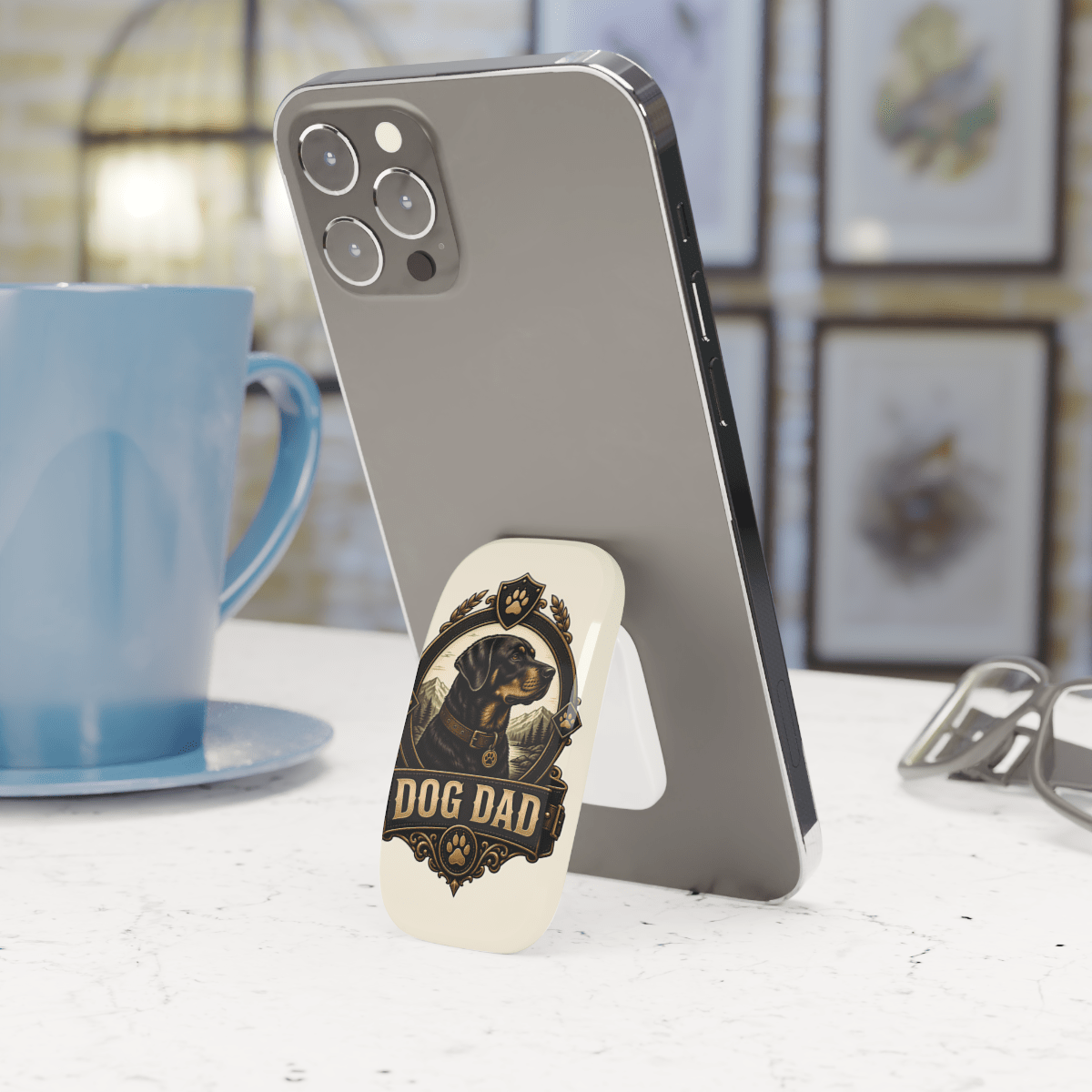 Dog Dad Badge Click-On Grip Dog Dad Badge Click-On Grip