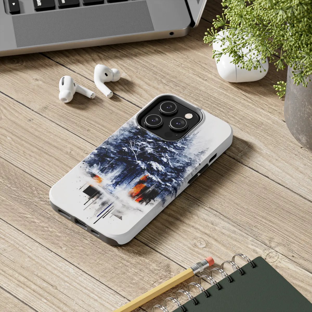 Snowy Forest Tough Phone Case Snowy Forest Tough Phone Case