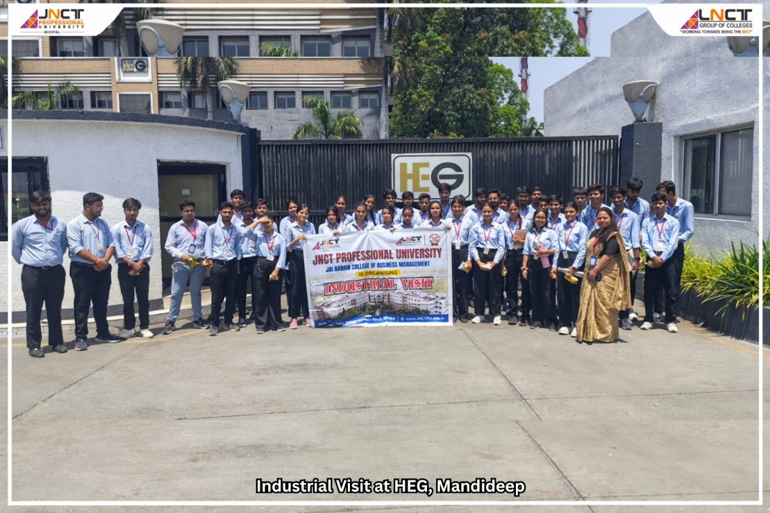 JNCBM Students Industrial Visit at HEG, Mandideep JNCBM Students Industrial Visit at HEG, Mandideep